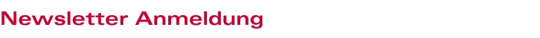 Newsletter subscription Newsletter subscription